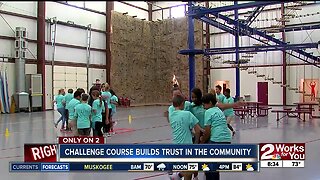 Building trust in police at Tulsa's HelmZar Challenge course