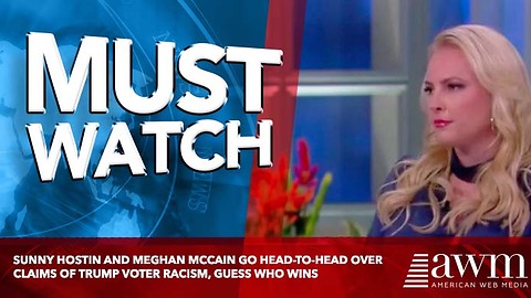 Sunny Hostin and Meghan McCain Go Head-to-Head Over Claims of Trump Voter Racism, Guess Who Wins