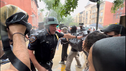 “Back the F*** Away!” NYPD Clash with Pro-Palestine March in Brooklyn, Arrests Made