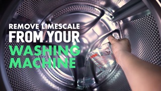 Remove scale from your washing machine.