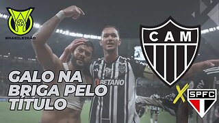 Atlético_MG vence São Paulo e chega na última rodada na luta pelo título