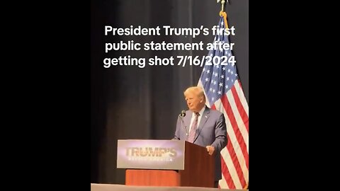 TRUMP❤️🇺🇸🥇🪽FIRST PUBLIC APPEARANCE🤍🇺🇸🏅🪽SINCE ASSASSINATION ATTEMPT💙🇺🇸🏅🏛️⭐️