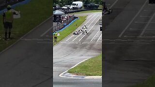 Final lap wheel to wheel fighting! #gokart #racing