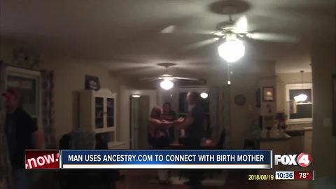 Man uses ancestry.com to find birth mother