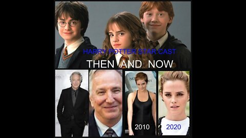 Harry Potter Collage (Then and Now)
