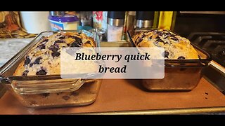 Blueberry quick bread #blueberries #quickbread #bread