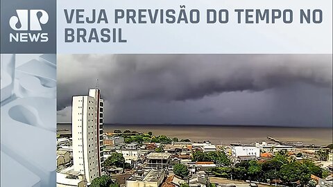 Temporais continuam sobre o Centro-Norte do Brasil