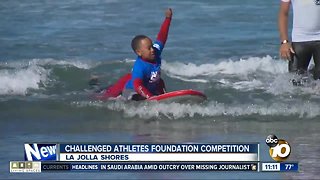 Surf clinic held for challenged athletes