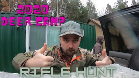 Deer camp 2020. Rifle hunting Wisconsin