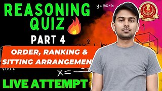 Part 4 SSC CGL 2023 Arrangement Test Live on Youtube #ssc #quiz #cgl2023 | MEWS Maths