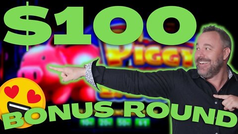 Piggy Bankin" - $100 Bonus Round - Multiple Hand Pays! Featuring @Filthy Slot Channel