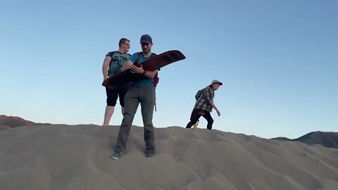 Sand-boarding In Colorado Sand Dunes, AmazinG Fun--- DO IT IF YOU HAVE A CHANCE