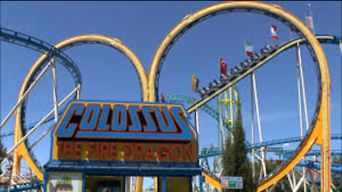 Colossus: The Fire Dragon | Double Loop Roller Coaster | Lagoon Amusement Park