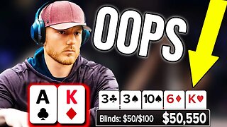 Even the BEST in the WORLD Mess Up | Poker Hand of the Day presented by BetRivers