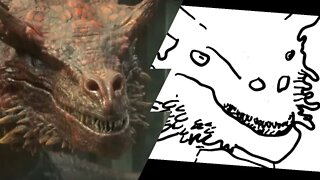 How to Draw Dragon from House of the Dragon in 1 Minute?