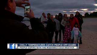 Chilly temperatures catch people off-guard