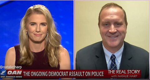 The Real Story - OAN Dems Defunding Police with Eric Schmitt