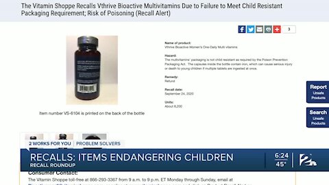 PS Recall Roundup: CPSC recalls specialty vitamins and ropes posing hazards