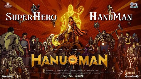 SuperHero HanuMan From HANU-MAN |Prasanth Varma|Teja Sajja|Anudeep Dev|Veda Vagdevi|Prakruthi|Mayukh