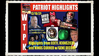 PATRIOT HIGHLIGHTS FEATURING ICONS2020, ECETI NINO W GENE DECODE