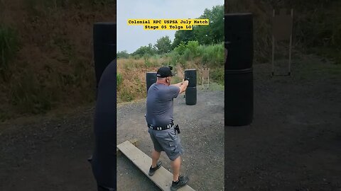 Tolga Stage 5 #shorts #uspsa #unloadshowclear #shooting #ipsc #limited #competition #colonialrpc