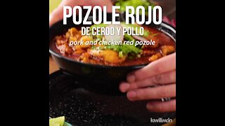 Red Pork and Chicken Pozole