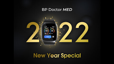 World's 1st Med-Grade BP Smartwatch - BP Doctor MED