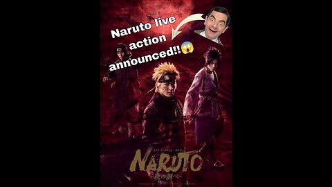 Naruto Shippuden live action announced!!