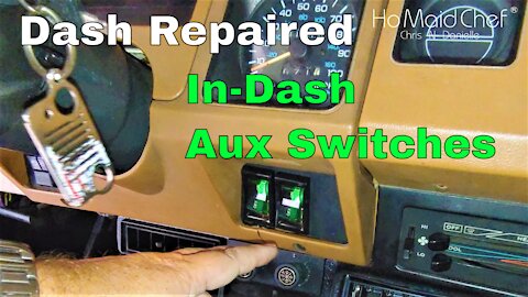Dash Repair And Custom Aux Switches