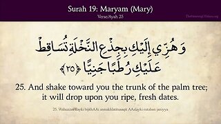English Quran | Chapter 19 | Surah Maryam ( Mary )