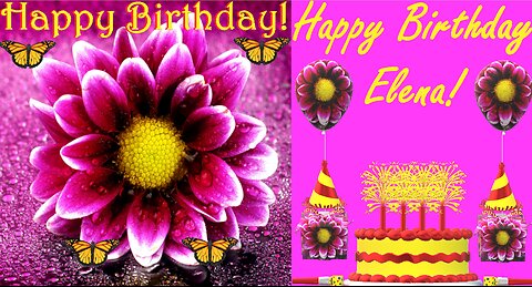 Happy Birthday 3D - Happy Birthday Elena - Happy Birthday To You - Happy Birthday Song