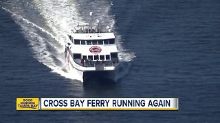 Cross Bay Ferry Running Again