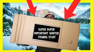 WINTER BASS FISHING | Unboxing NEW Gear and Clothes!