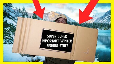 WINTER BASS FISHING | Unboxing NEW Gear and Clothes!