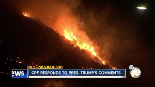 California Firefighters Responds to President's tweet