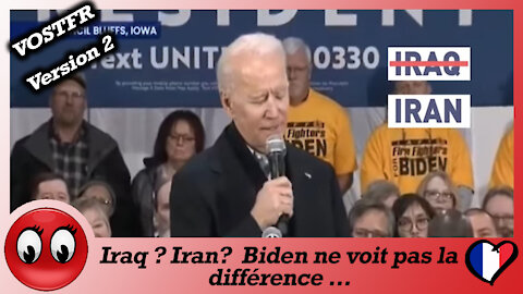 (VOSTFR) Iraq ? Iran? Biden ne voit pas la différence