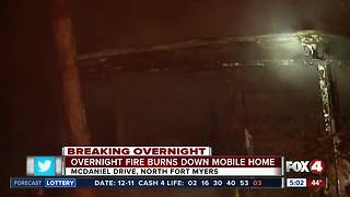 Overnight fire damages NFM home