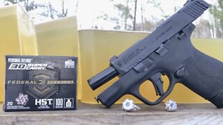 30 Thursday ep. 5: Federal HST 100 grain 30 Super Carry Chronograph and Ballistic Gel Shooting Test