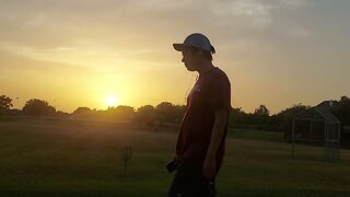 Bryan TX, Brazos county 100's sunset June 13, 2022