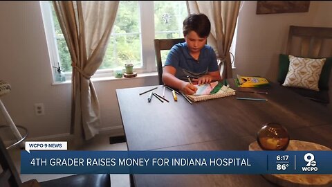 Indiana fourth grader raises money for hospital