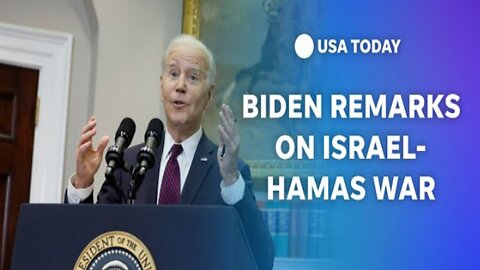 Israel-Hamas war intensifies; President Biden delivers remarks