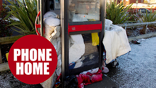 Man who lost his parents and his job in a matter of months now lives in a PHONE BOX