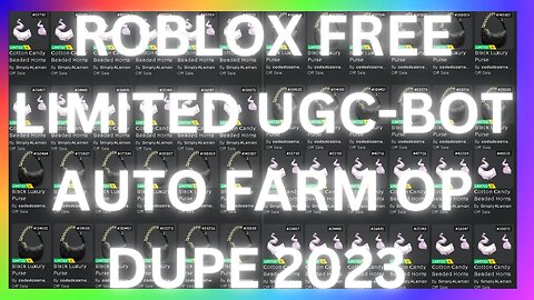 ROBLOX UGC LIMITED FREE BOT *1K LIMITED UNDER A SECOND*