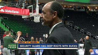 Former Milwaukee Bucks player now works as a team security guard
