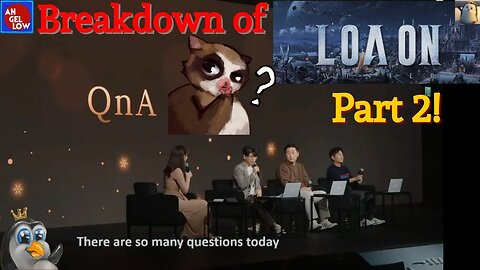 Breakdown of Winter 2022 LOA ON Event for Lost Ark Part 2 QnA! Lots of Non Answers and Fluff...