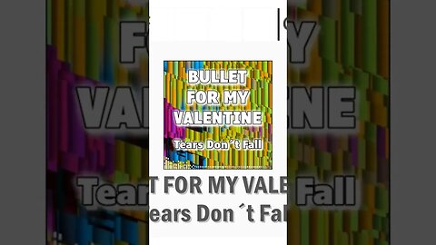 BULLET FOR MY VALENTINE Tears Dont Fall Chords & Lyrics