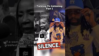 Silence !!! : Talking Vs. Listening !!!