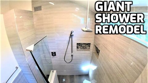 Giant Shower Remodel Complete