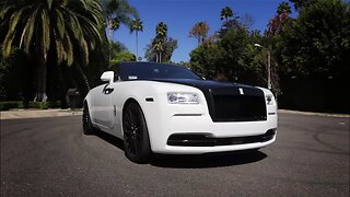 Here in my garage, custom Rolls Royce Wraith!