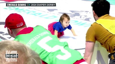Baby Crawls To Victory In Emerald Downs 'Diaper Derby'